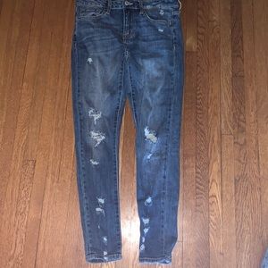 Vervet blue skinny jeans